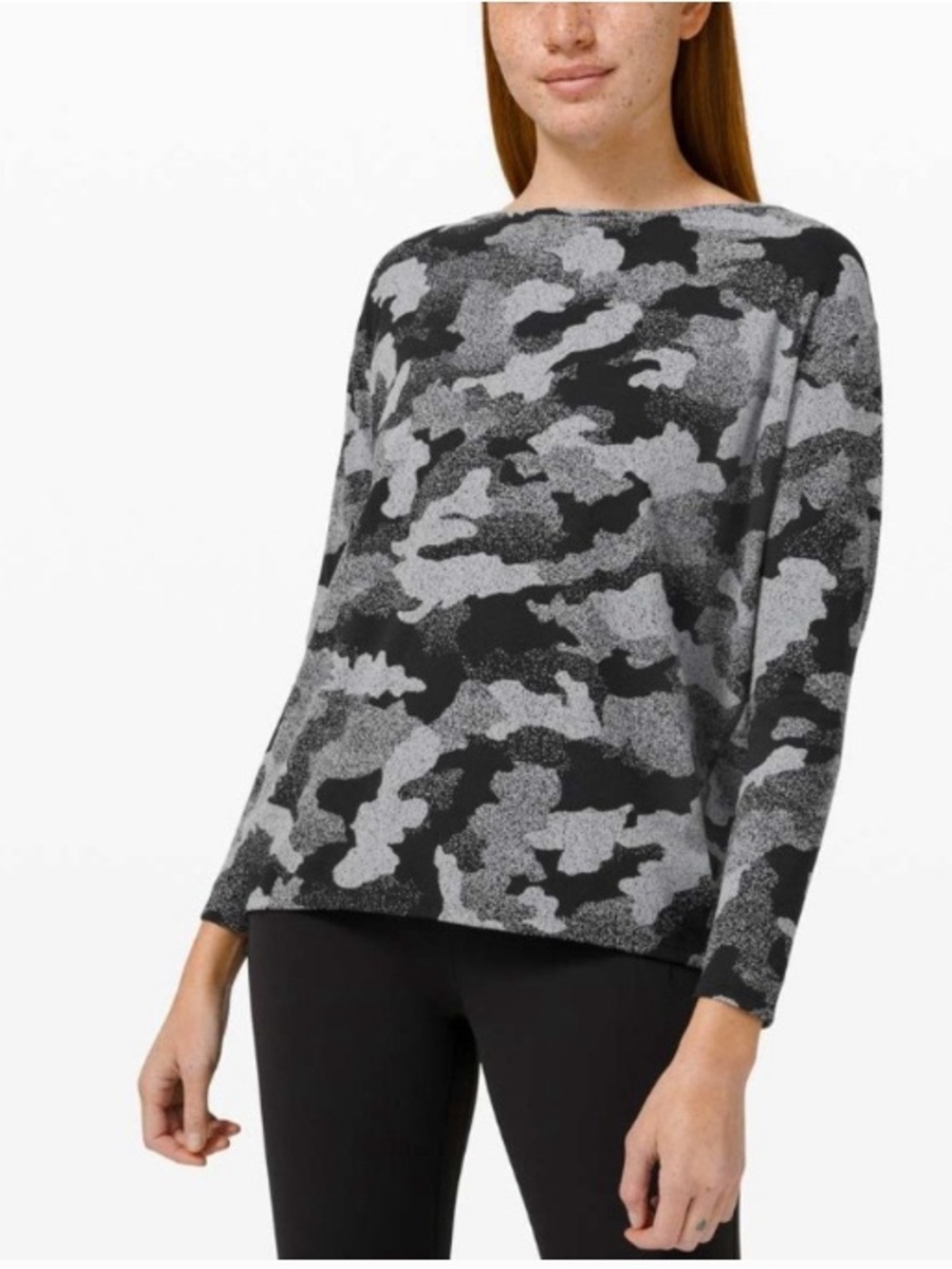 Lululemon Back in Action Long Sleeve *Rulu Heritage Speckle Camo - 6